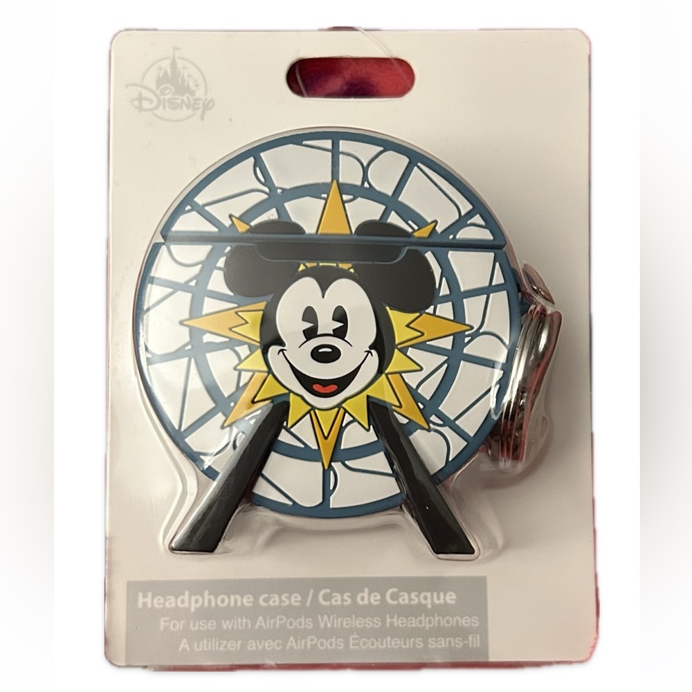 NWT Disney Mickey's Fun Wheel Headphones Case for AirPods